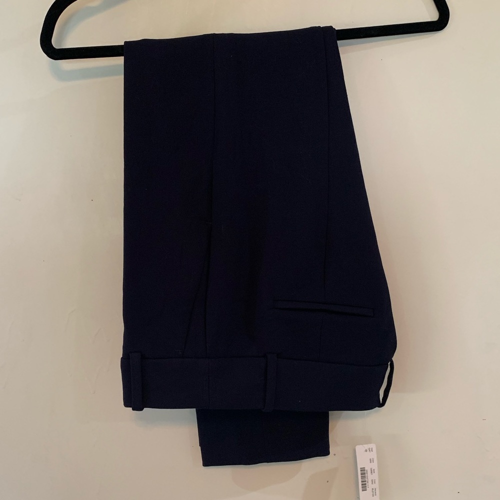 J.Crew Cameron Four Season Stretch Crop Pants Navy